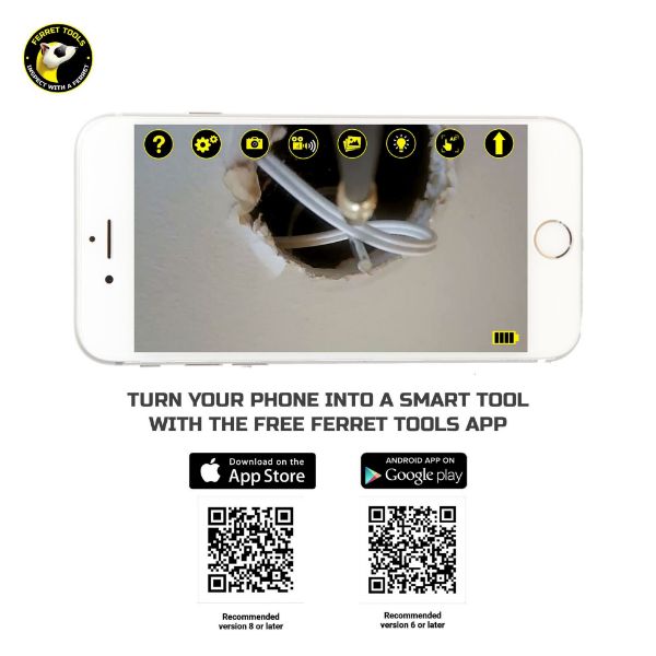 Picture of Plus - Multipurpose Wireless Inspection Camera & Pulling Tool Kit. 720p HD Streaming.