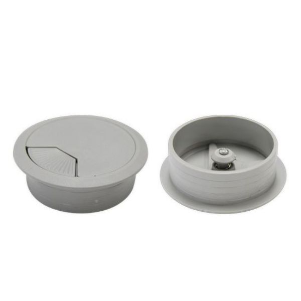 Picture of 60mm Round Desk Grommet Grey