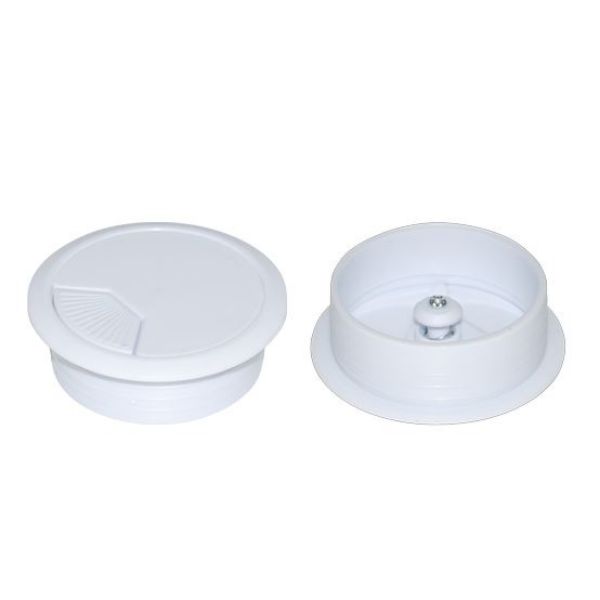 Picture of 60mm Round Desk Grommet White