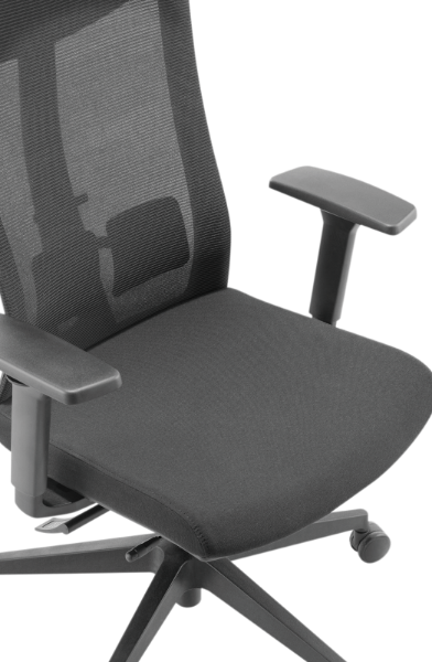 Picture of Office Chair w/ Ergonomic & Breathable Mesh Pneumatic Seat-Height Adjust