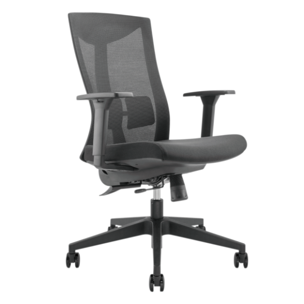 Picture of Office Chair w/ Ergonomic & Breathable Mesh Pneumatic Seat-Height Adjust