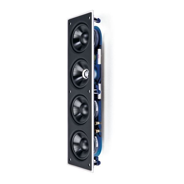 Picture of THX Rectangle In Wall Speaker w/ 3x 4'' (LF) 1x 4'' (MF) 1x 75'' (HF) Drivers. Ultra thin