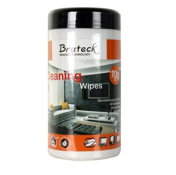 Picture of 100pc LCD Cleaning Wipes. Dermatologically safe Alcohol Free Antistatic & Non-Streak