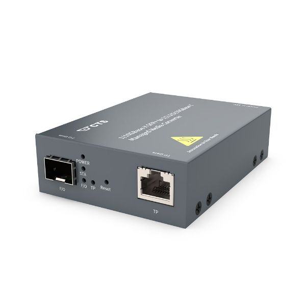 Picture of SFP+ 10G Managed Standalone Media Converter 1G/10G Fiber Multi Gigabit Ethernet