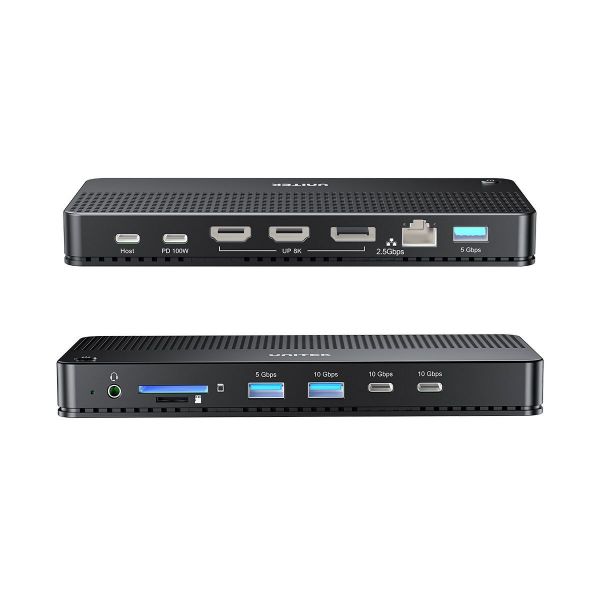 Picture of 13-in-1 USB-C 10Gbps Universal Docking Station 100W PD. 3x USB-A 10Gbps Ports