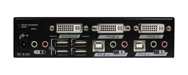 Picture of 2 Port DVI/USB KVM Switch w/ Audio Black
