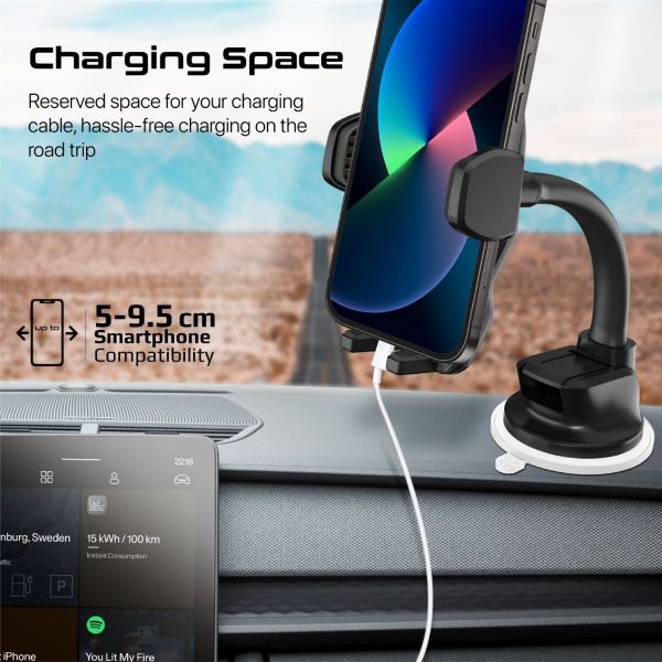 Picture of UniverSmartphone Mount w/ Flexible Gooseneck. Includes Anti-Slip Suction Pad