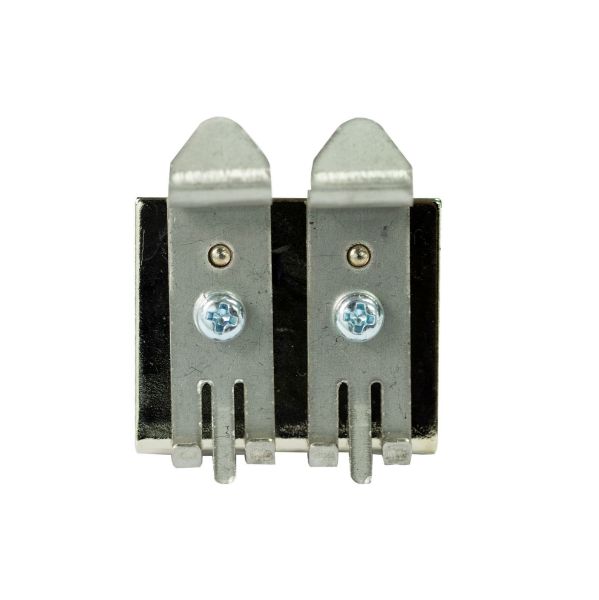 Picture of 2 Port Keystone to DIN Mount Metal Adapter Plate
