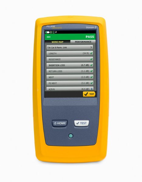 Picture of 2 GHz DSX Cable Analyzer Versiv 2 w/ Wi-Fi. Analyzer Versiv 2 w/ Wi-Fi.