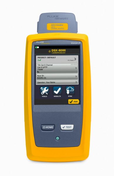 Picture of 2 GHz DSX Cable Analyzer Versiv 2 w/ Wi-Fi. Analyzer Versiv 2 w/ Wi-Fi.
