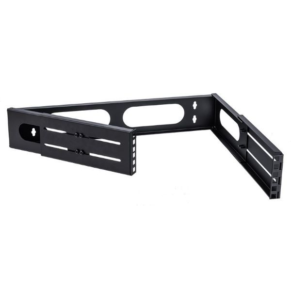 Picture of 2RU 19'' Wall Mount Foldable Bracket. Includes Top & Bottom Covers