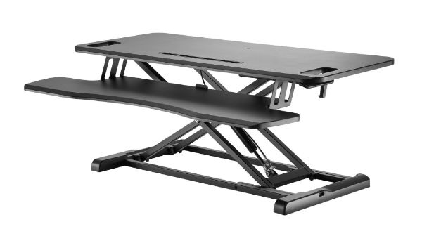 Picture of Gas-Spring Scissor Lift Desktop Sit-Stand Workstation Height Adjustable 110-505mm