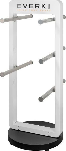 Picture of Notebook Display Stand. Hold up to 20 Bags w/ 5 Adjustable hangers