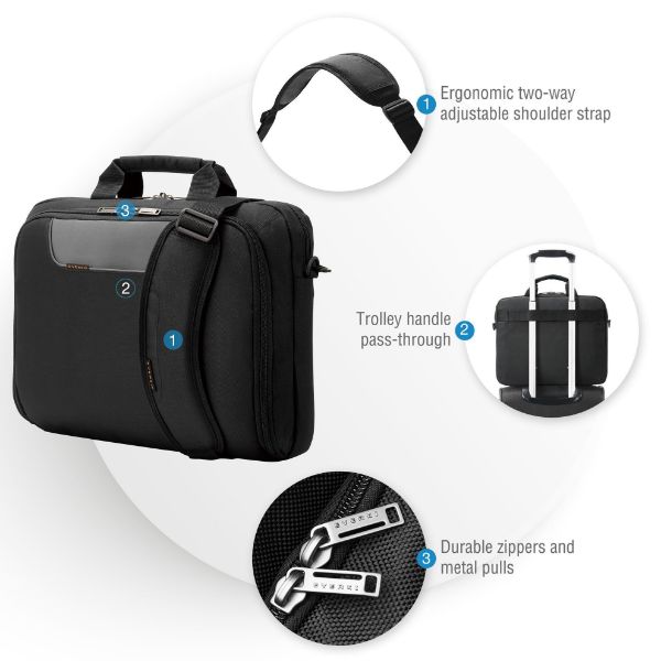 Picture of Advance Briefcase 16' with Embroidered Logo MOQ 15pcs