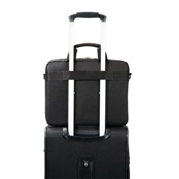 Picture of Advance Briefcase 13-14.1'' Separate Zippered Accessory Front Stash Trolley Handle
