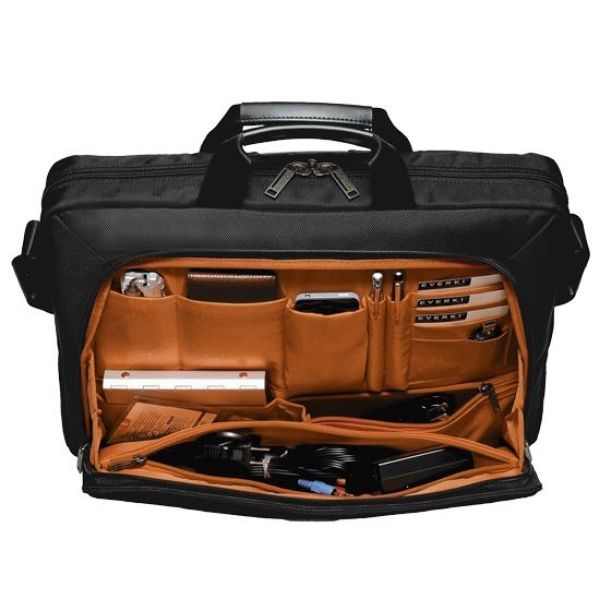 Picture of Lunar Laptop Briefcase 18.4'' Magnetic quick access pocket Discreet back compartment