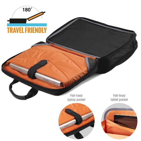 Picture of Versa Premium Briefcase 17.3'' Checkpoint friendly Corner-guard protection system