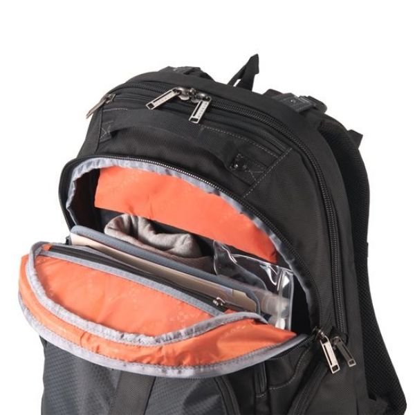 Picture of Atlas Laptop Backpack 13'' 17''. Adjustable laptop compartment. Checkpoint