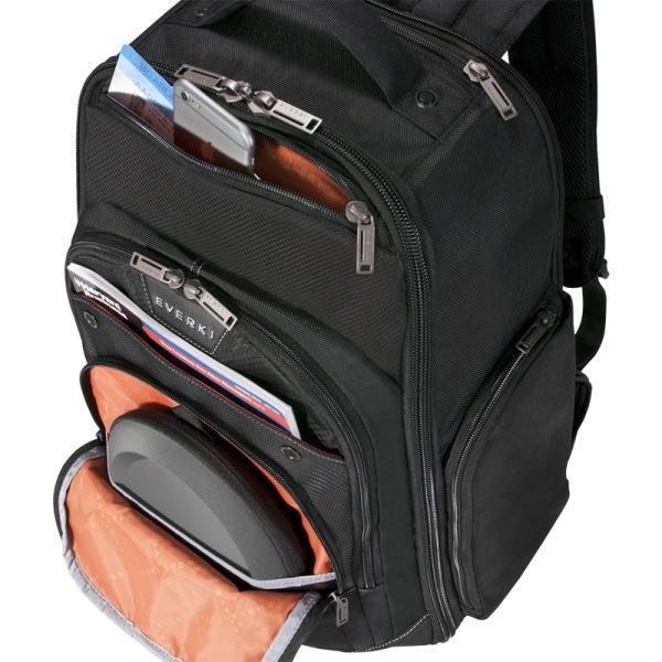 Picture of Atlas Wheeled Laptop Backpack. Notebooks 13-17.3''. Felt-lined iPad/Kindle/tablet