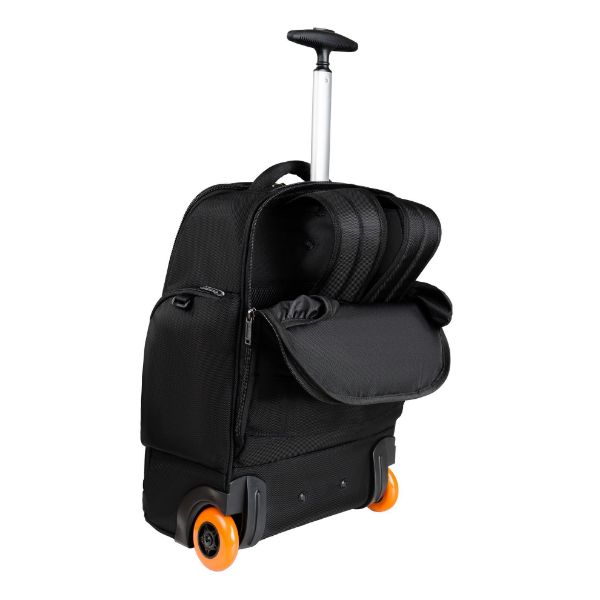 Picture of Wheeled Laptop Backpack w/ Replaceable Wheels. 11''-16'' Stowable Handle & Shoulder