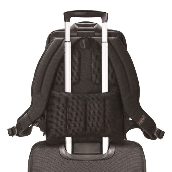 Picture of Onyx Black Laptop Backpack Up to 15.6''. Travel Friendly Hard-Shell Quick-Access
