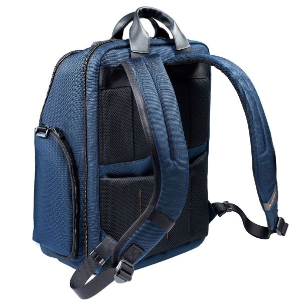 Picture of Onyx Navy Laptop Backpack. Up to 15.6''. Travel Friendly Hard-Shell