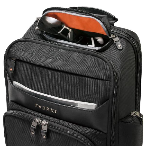 Picture of Onyx Black Laptop Backpack Up to 17.3''. Travel Friendly Hard-Shell Quick-Access