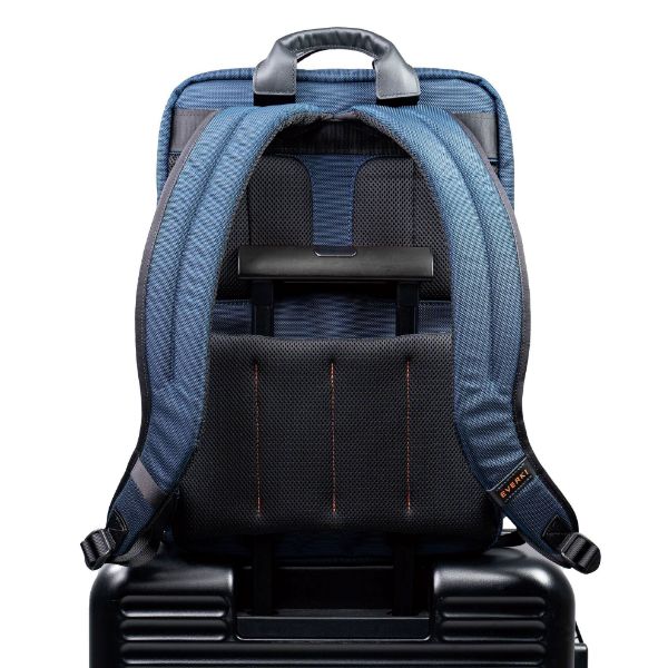 Picture of Onyx Navy Laptop Backpack. Up to 17.3''. Travel Friendly Hard-Shell