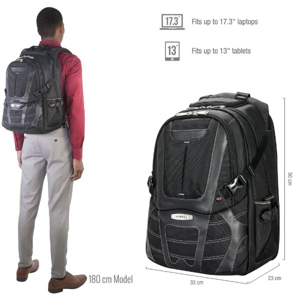 Picture of Concept 2 Laptop Backpack. Up to 17.3''. Checkpoint design Protected sunglass