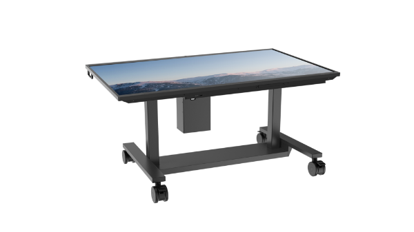 Picture of Tiltable Height Adjustable Motorised Mobile Trolley Stand.