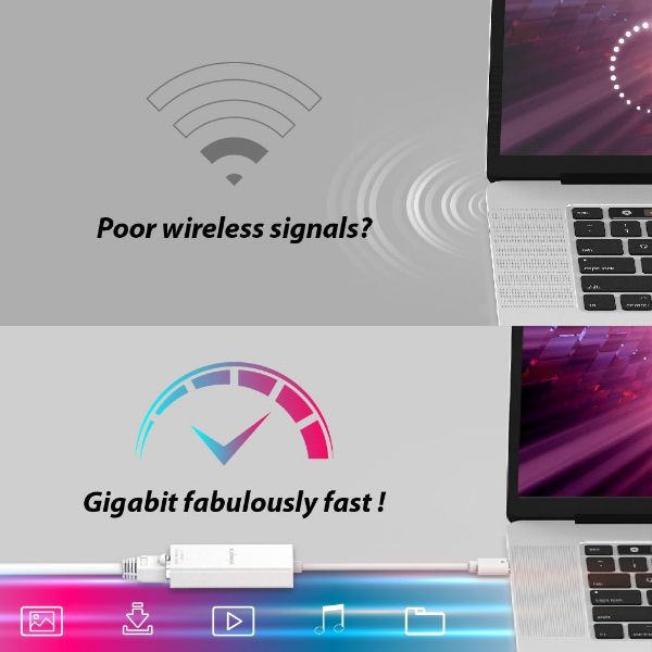 Picture of USB-C to Gigabit Ethernet Adapter