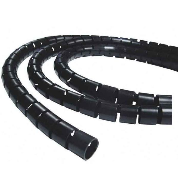 Picture of 20mx15mm Easy Wrap Cable Management Solution Bulk Packed Black Includes Tool