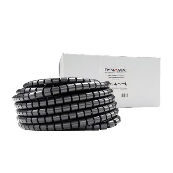 Picture of 20mx20mm Easy Wrap - Cable Management Solution Bulk Colour Black. Applicator