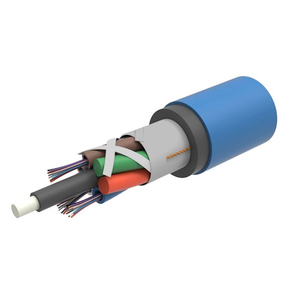 Picture of OM3 12 Core Multimode Loose Tube Direct Bury Outdoor Fibre Cable Roll Cut & Measure