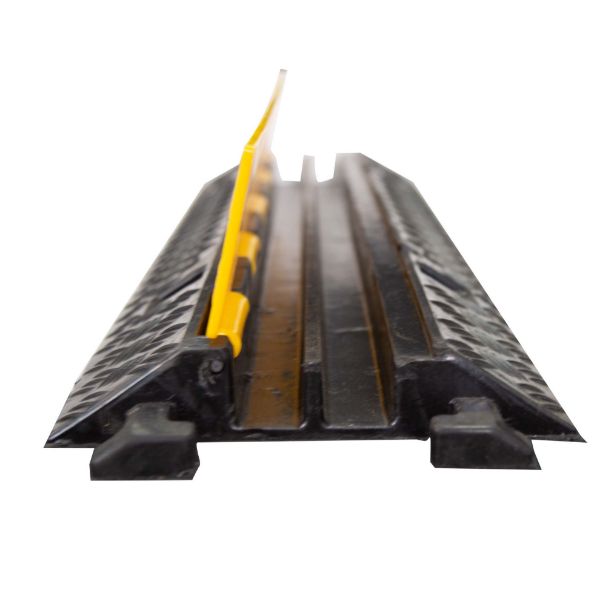 Picture of 2-Channel Floor Cable Protector Heavy Duty w/ Installation Lid