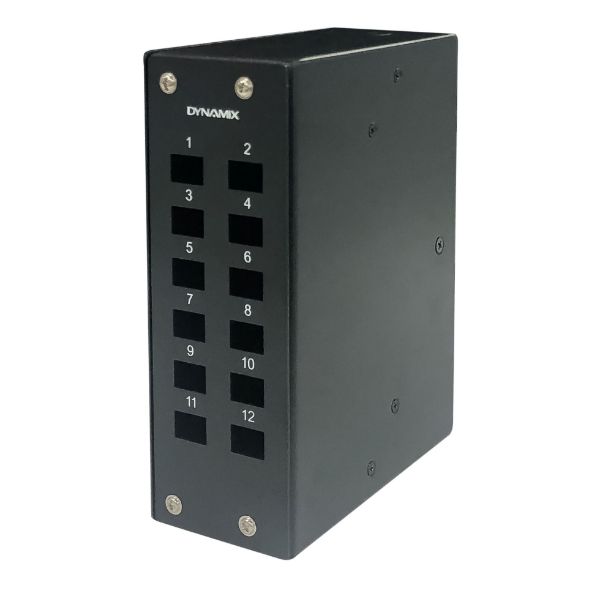 Picture of 12 Port DIN Rail Fibre Enclosure LC Duplex / SC Simplex