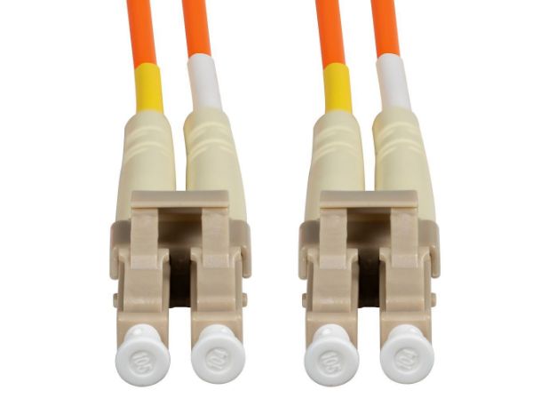 Picture of 10M 62.5u LC/LC OM1 Fibre Lead Duplex Multimode Orange LSZH Jacket