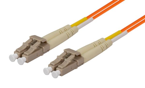 Picture of 15M 62.5u LC/LC OM1 Fibre Lead Duplex Multimode Orange LSZH Jacket