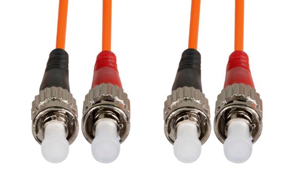 Picture of 3M 62.5u ST/ST OM1 Fibre Lead Duplex Multimode Orange LSZH Jacket