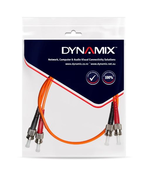 Picture of 3M 62.5u ST/ST OM1 Fibre Lead Duplex Multimode Orange LSZH Jacket