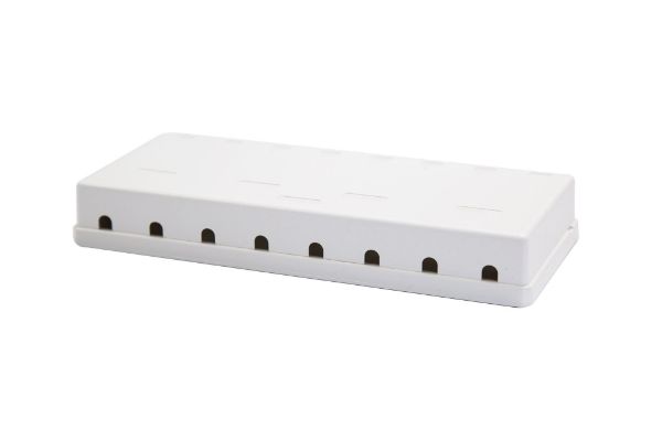 Picture of 8 Port Unloaded Keystone Wall Mount Enclosure Dims: 95x120x30mm