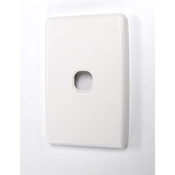 Picture of Switch Plate ONLY. Single. WPC Wall Face Full Cover Plate. (Accepts Clipsal Style
