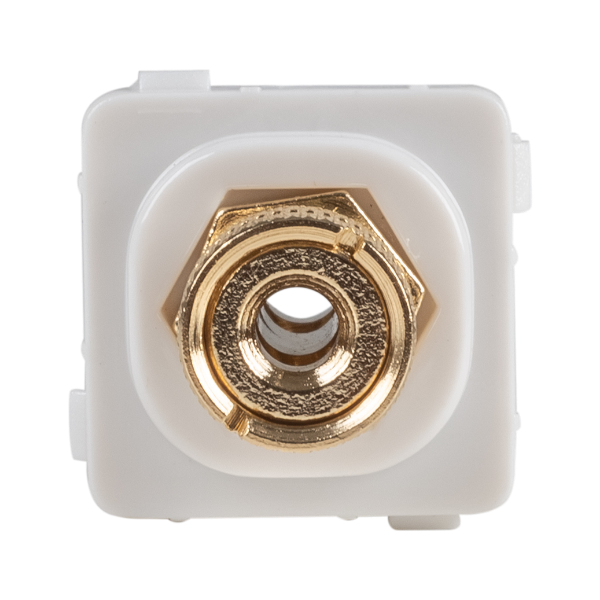 Picture of Black Speaker Binding Post. Gold Plated