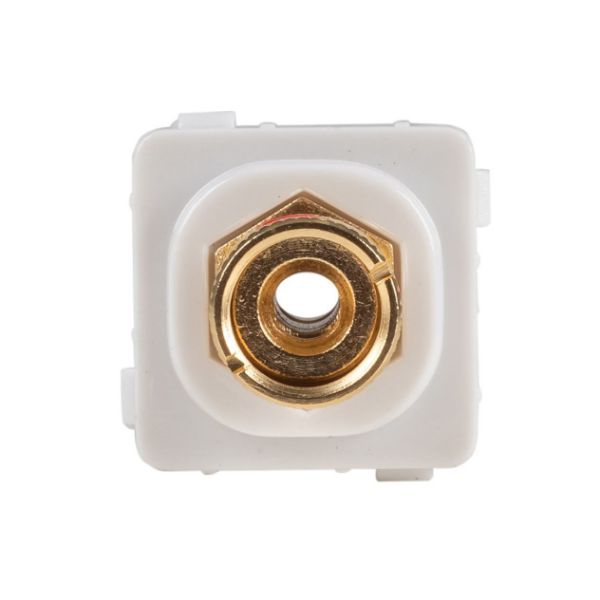 Picture of Red Speaker Binding Post. Gold Plated