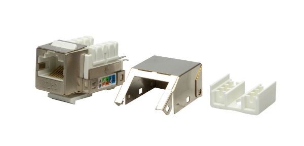 Picture of Cat6 Shielded Keystone Jack Termination 110/Krone