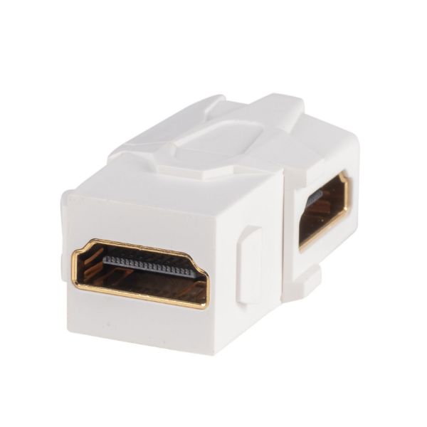 Picture of HDMI 90 Keystone Jack. High-Speed w/ Ethernet Rated