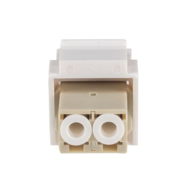 Picture of LC Duplex Multimode Slimline Keystone Face Plate Adapter