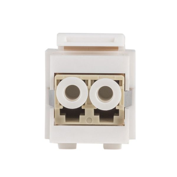 Picture of LC Duplex Multimode Slimline Keystone Face Plate Adapter