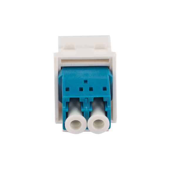 Picture of LC Duplex Single-mode Slimline Keystone Face Plate Adapter