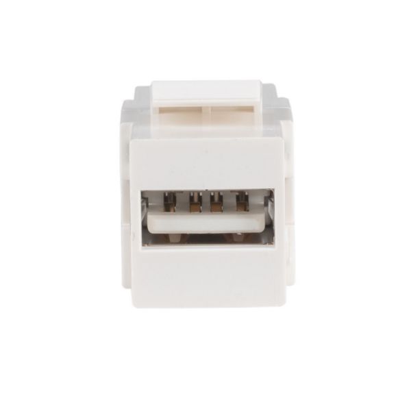 Picture of USB 2.0 Keystone Jack USB-A Female to Female Connectors